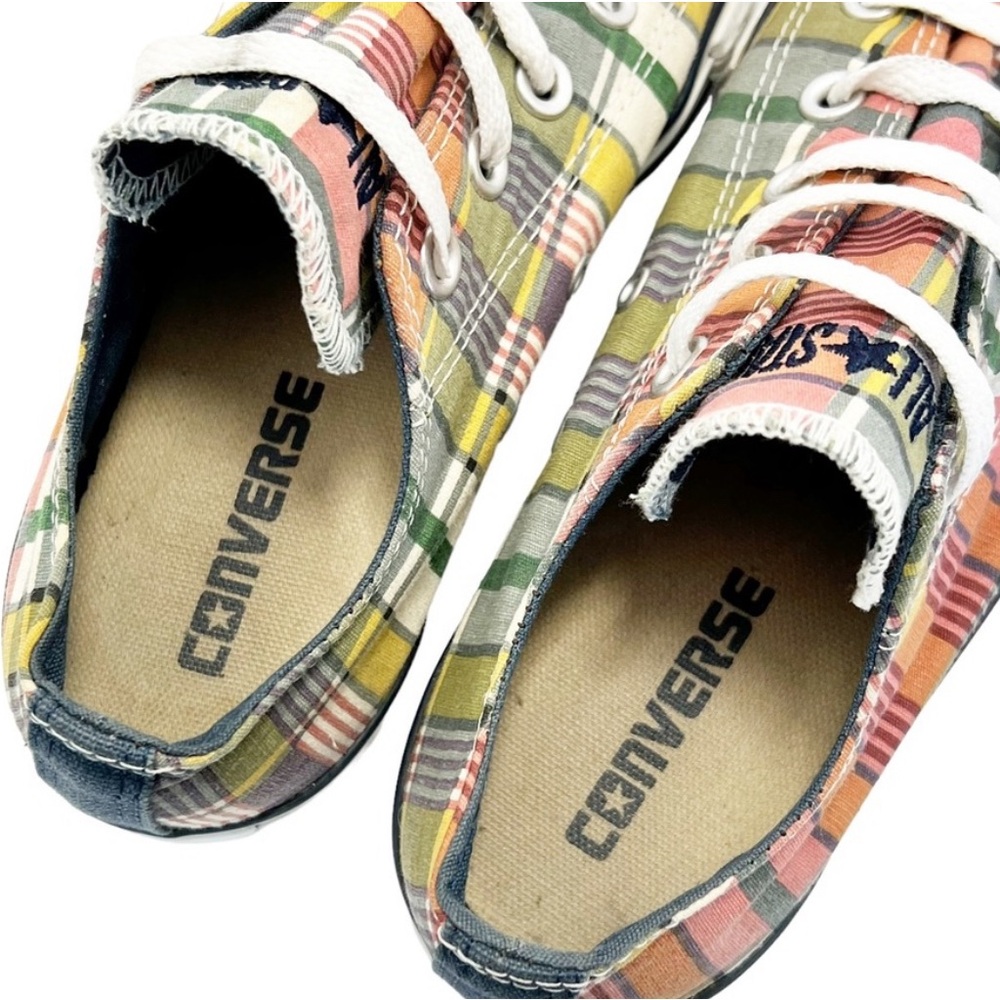 Converse Chuck Taylors All Star Madras Plaid Sneakers - Picture 10 of 14